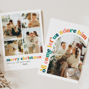 Come Let Us Adore Him Christmas Card