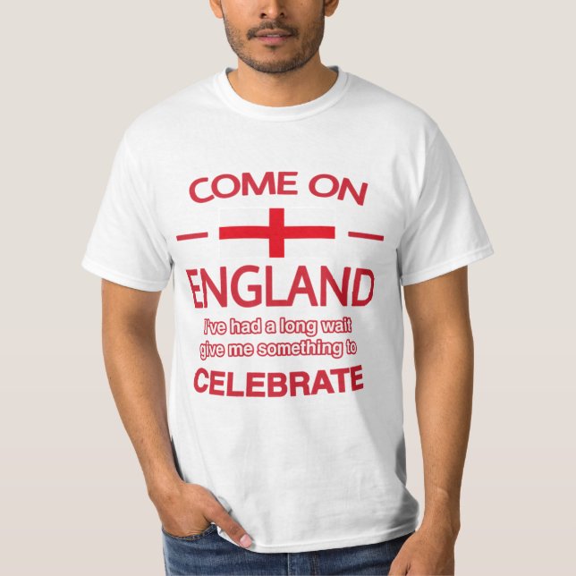Come on England. England Football T-Shirt (Front)