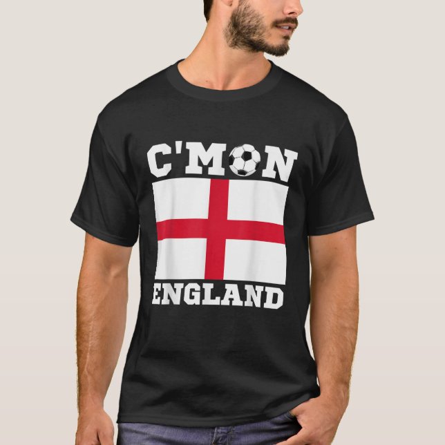 Come On England Fan Football 2021 Soccer England S T-Shirt (Front)