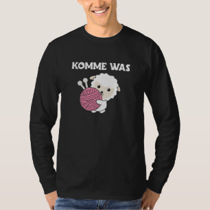 Come On What Wool Knit Sweet Sheep With Wool T-Shirt