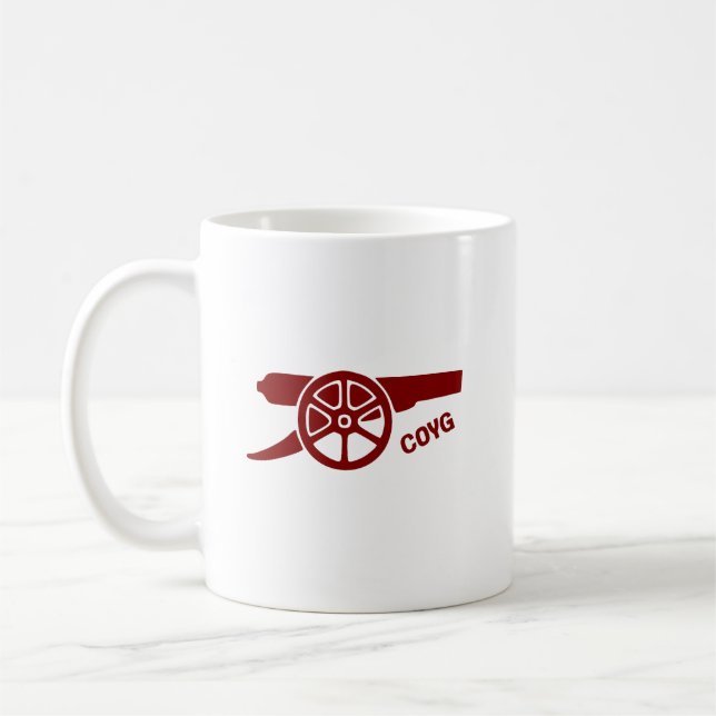 Come On You Gunners COYG Coffee Mug (Left)