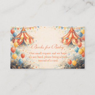 Come One Come All Circus Books for Baby Enclosure Card