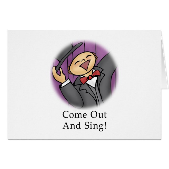 Come Out and Sing! (Front Horizontal)