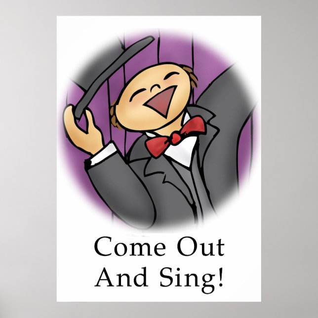 Come Out and Sing! Poster (Front)
