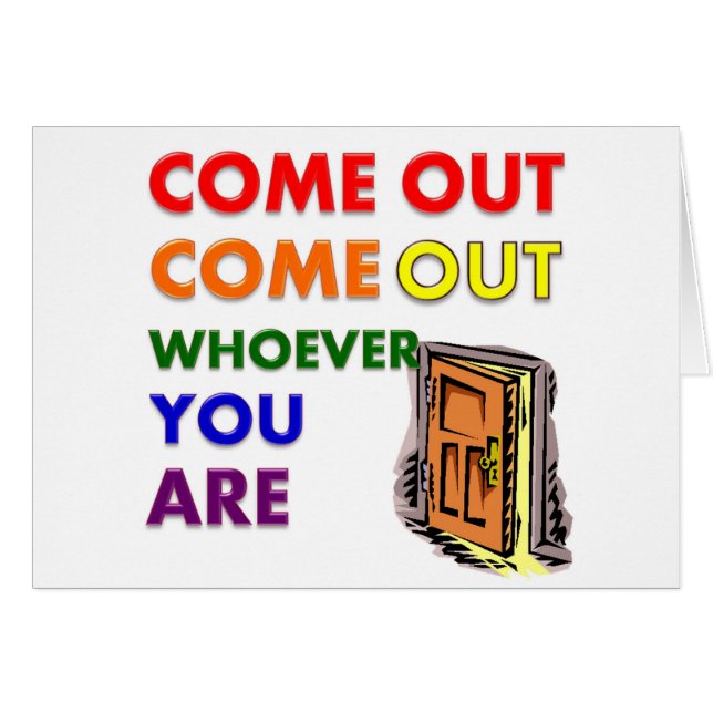 Come Out Come Out Whoever You Are (Front Horizontal)