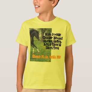 "Come Run With Me" Kids T T-Shirt