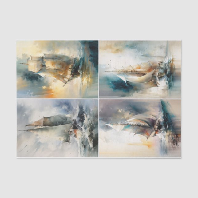 Come Sail Away  Tissue Paper (Front)
