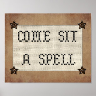 Come Sit A Spell Print