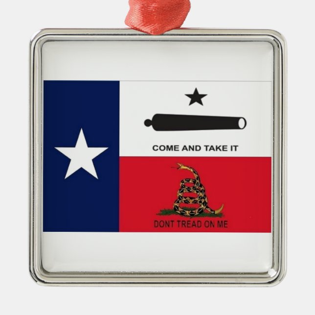 come take it metal tree decoration (Front)