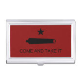 Come & Take It! Texas State battle Flag Business Card Holder