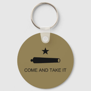 Come & Take It! Texas State battle Flag Key Ring