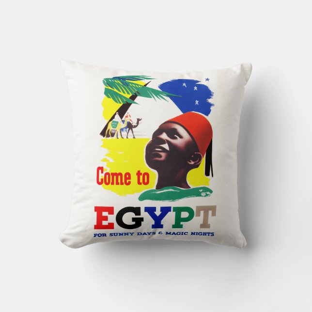 Come to Egypt Cushion (Front)