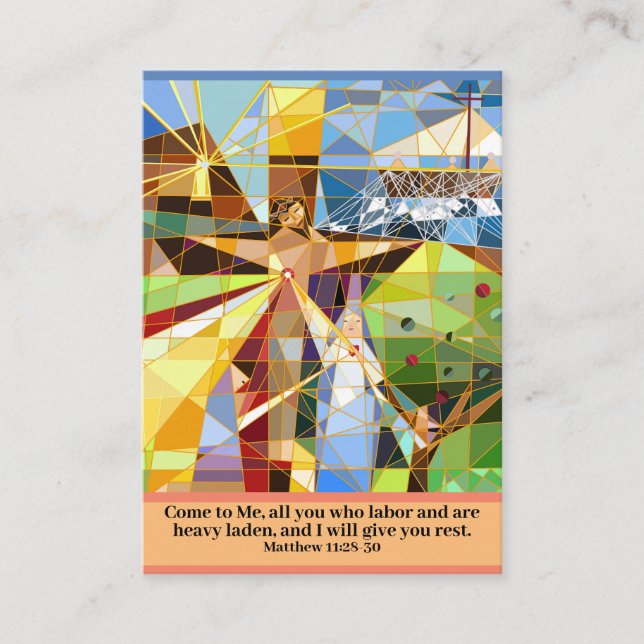 Come to Jesus Prayer  Card (Front)