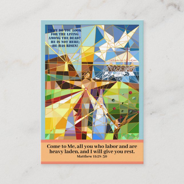Come to Jesus Prayer  Card (Front)
