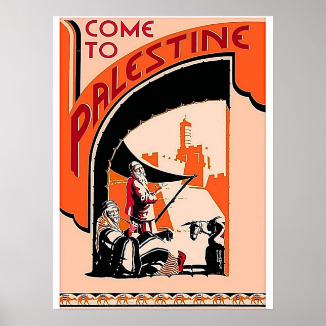 COME TO PALESTINE POSTER (Front)