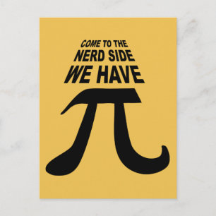 Come To The Dark Side We Have Pi Postcard