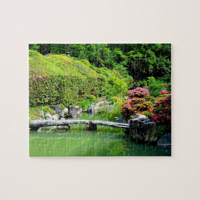 Come to the Garden (Japanese Garden Pond) Jigsaw Puzzle (Horizontal)