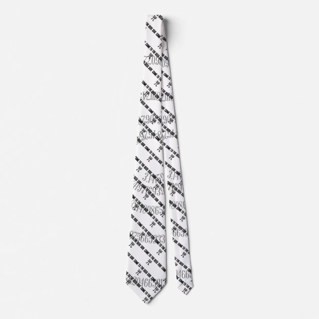 Come To The Geek Side for Pi Tie (Front)