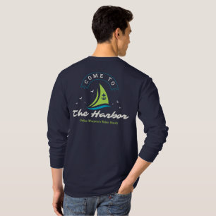 Come To The Harbor Navy Long-Sleeve T-Shirt