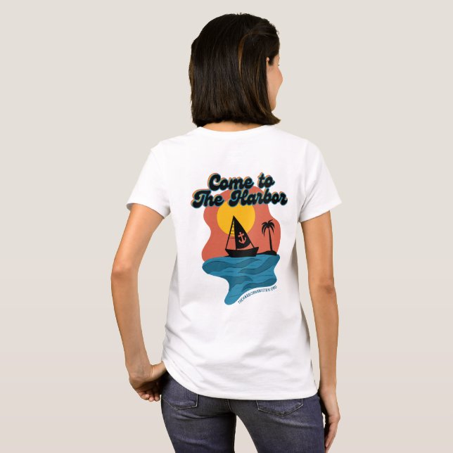 Come To The Harbour Sailboat Shirt (Back Full)