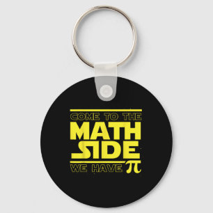 Come To The Math Side We Have Pi Funny Pi Day Key Ring