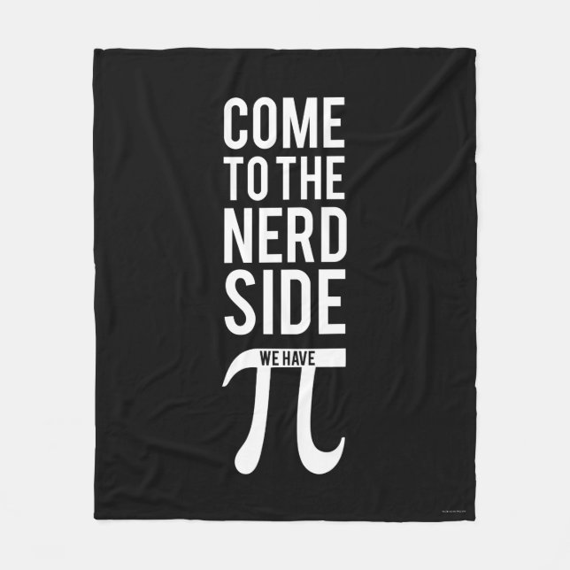Come To The Nerd Side Fleece Blanket (Front)