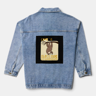 Come To The Sloth Side T-Shirt - Funny Sloth Pun ( Denim Jacket