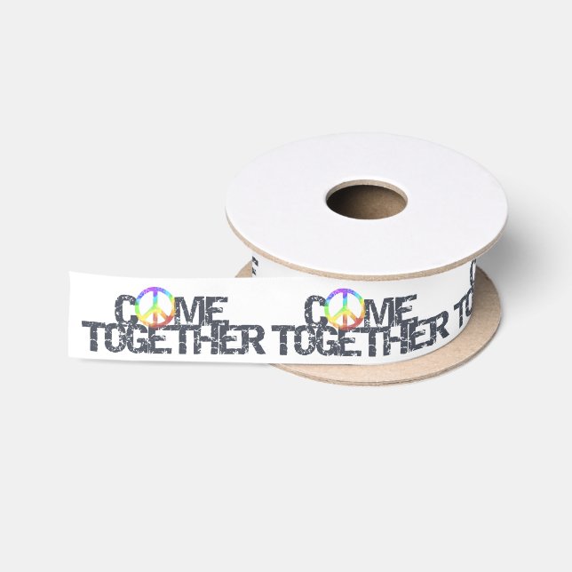 Come Together | Inspirational Satin Ribbon (Spool)