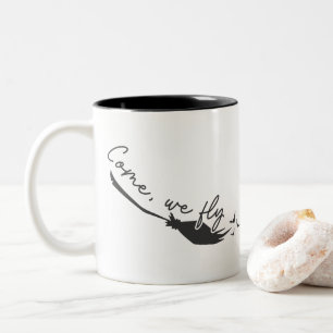 Come, we fly Two-Tone coffee mug