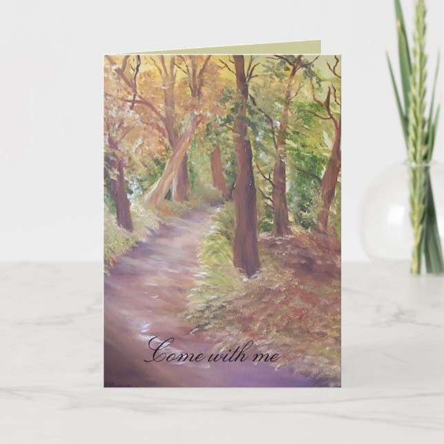 come with me - card (Front)