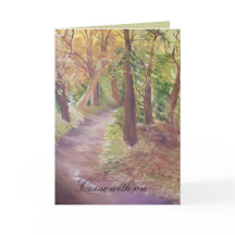 come with me - card