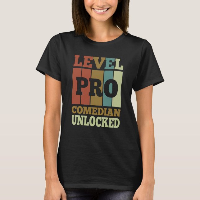 Comedian Pro Unlocked Vintage Style Unique T-Shirt (Front)