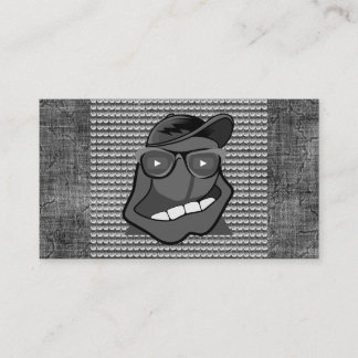 Comedian Stand Up Comic Entertainment Industry B/W Business Card