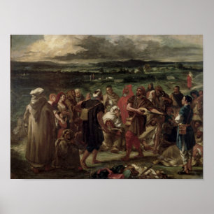 Comedians or Arabic Buffoons, 1848 Poster