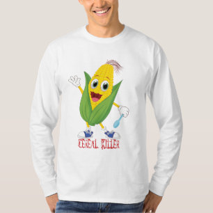 "Comedic Character Spoon: Funny Cereal Attack Tee