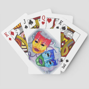 Comedy and Tragedy Playing Cards