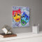 Comedy and Tragedy Square Wall Clock