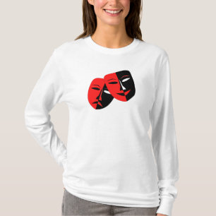 Comedy and tragedy theater masks. T-Shirt