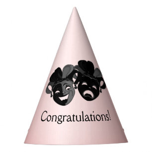 Comedy and Tragedy Theatre Congratulations Party Hat