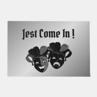 Comedy and Tragedy Theatre Masks Welcome Doormat