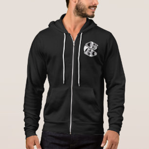 Comedy and Tragedy Theatre Masks Yin Yang Design Hoodie