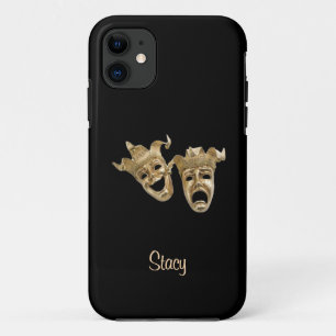 Comedy and Tragedy Unique Theatre Monogram Case-Mate iPhone Case