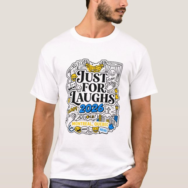 Comedy Festival Elements Montreal Quebec Canada T-Shirt (Front)