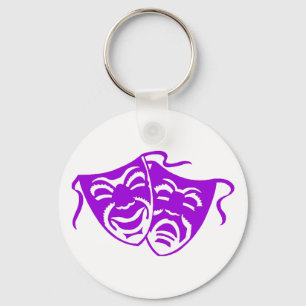 Comedy or Tragedy 6 Key Ring