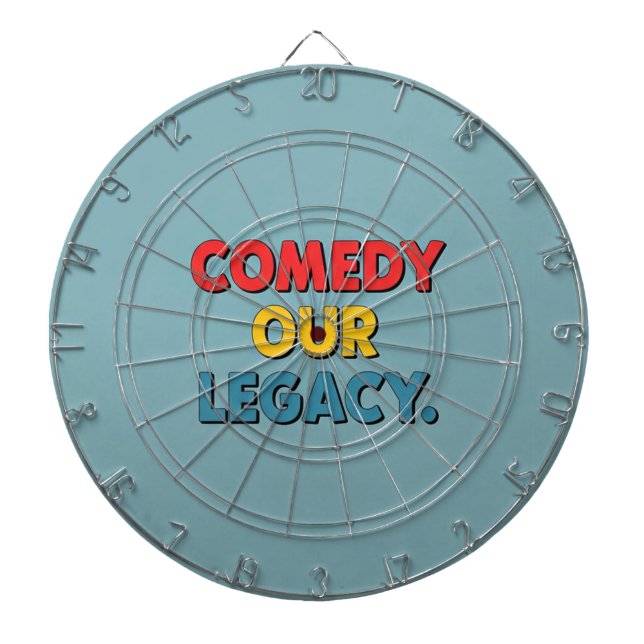 Comedy Our Legacy  Dartboard (Front)
