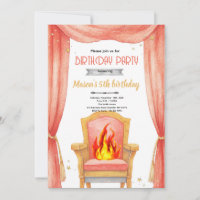 Comedy Roast Birthday party Invitation