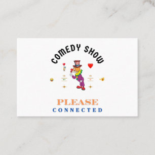 COMEDY SHOW BUSINESS CARD