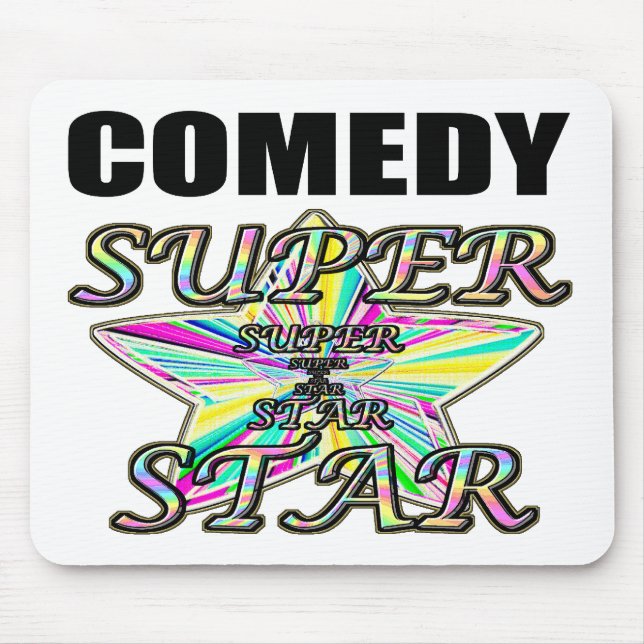 Comedy Superstar Mouse Pad (Front)