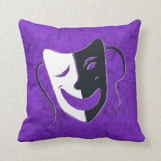 Comedy/Tragedy Cushion