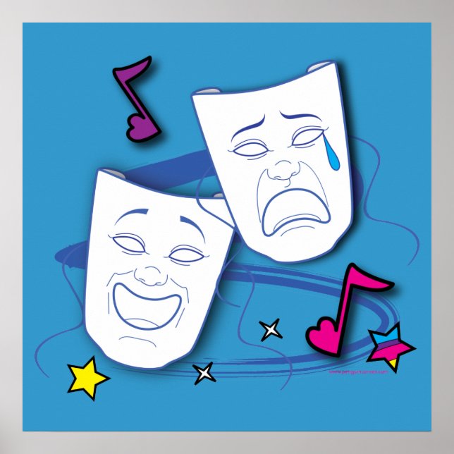 Comedy Tragedy Drama Poster (Front)